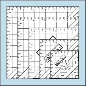 Bloc Loc - Half-Square Triangle Ruler Set