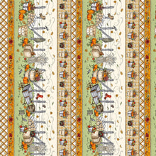 Load image into Gallery viewer, Sweater Weather by Kris Lammers for Maywood Studio - Border Print Background Orange