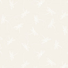 Load image into Gallery viewer, Solitaire Whites by Maywood Studio - White Tone on Tone Dragonfly
