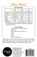 Charger l'image dans la galerie, Dino Roar par Slice of π Quilts