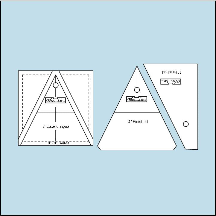 Bloc Loc - Triangle in a Square - 2 Sizes