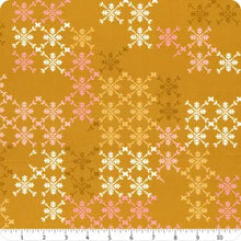 Load image into Gallery viewer, Hampton Court by Karen Lewis for Figo Fabrics - Background Gold Trellis