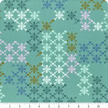 Load image into Gallery viewer, Hampton Court by Karen Lewis for Figo Fabrics - Background Mint Trellis