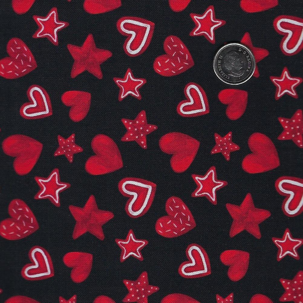 Penguin Party by Pam Vale for Camelot Fabrics - Background Black Let's Celebrate