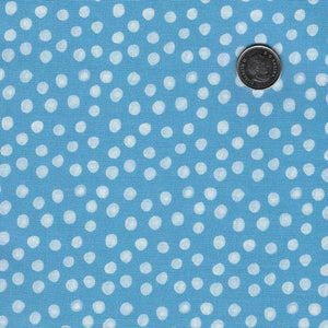 Penguin Party by Pam Vale for Camelot Fabrics - Background Blue Snowball Fight