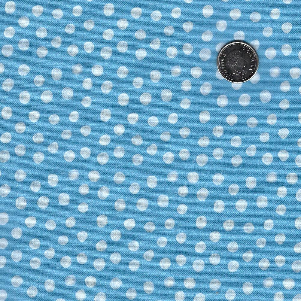 Penguin Party by Pam Vale for Camelot Fabrics - Background Blue Snowball Fight