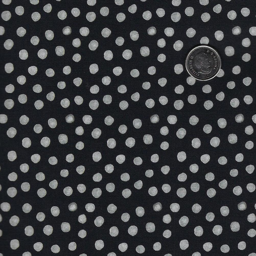 Penguin Party by Pam Vale for Camelot Fabrics - Background Black Snowball Fight
