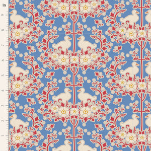 Jubilee par Tilda Fabrics - Background Blue Duck Nest