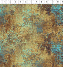 Load image into Gallery viewer, Steampunk Menagerie by Jason Yenter for In The Beginning Fabrics - Gold Corrosion

