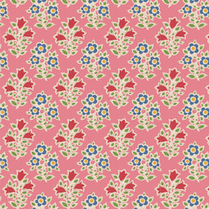 Jubilee by Tilda Fabrics - Background Pink Farm Flowers