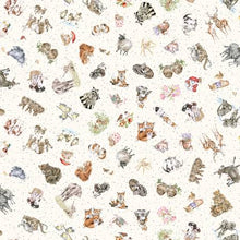 Load image into Gallery viewer, Together is Better by Hannah Dale for Maywood Studio - Background Cream Tossed Animals

