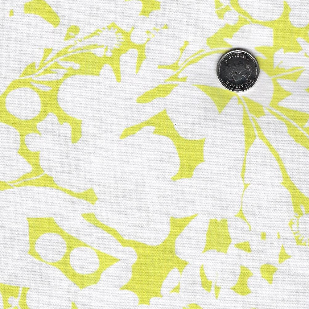 Bright Forest by Maria Montiel for Paintbrush Studio Fabrics - Background White Flower Block