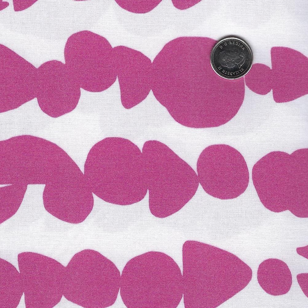 Bright Forest by Maria Montiel for Paintbrush Studio Fabrics - Background Pink Shape Stripe