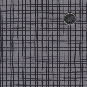 Between the Lines par Paintbrush Studio Fabrics - Black Tone on Tone