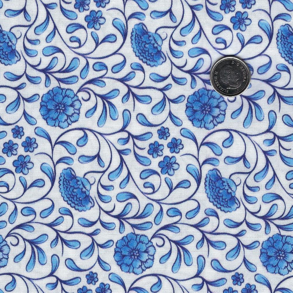 Chinoiserie by Paintbrush Studio Fabrics - Background White Branches