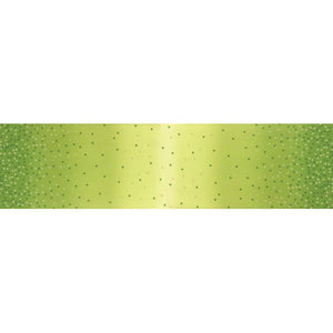 Ombre Confetti Metallic by V &Co for Moda - Lime Green