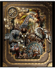 Load image into Gallery viewer, Steampunk Menagerie by Jason Yenter for In The Beginning Fabrics - Large Panel
