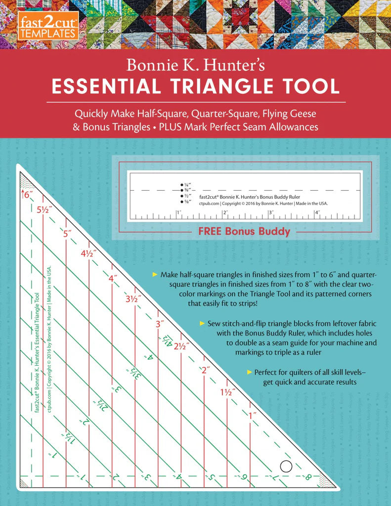 fast2cut Templates by Bonnie K. Hunter - Essential Triangle Tool