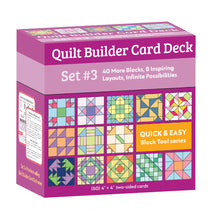 Load image into Gallery viewer, C&amp;T Publishing - Quilt Builder Card Deck - 3 Card Decks
