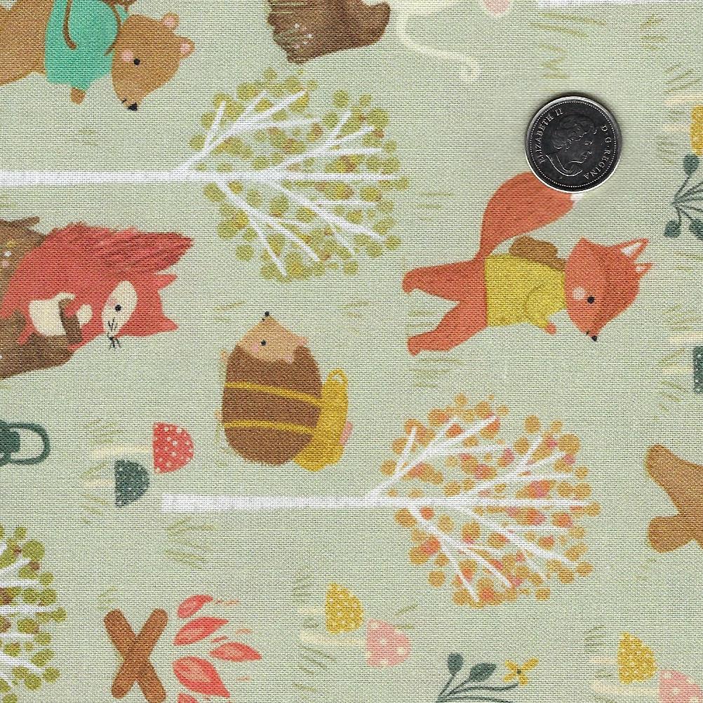 Cedar Camp by Ramble & Bramble for Dashwood Studio - Background Beige ...