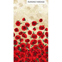 Load image into Gallery viewer, Oh Canada - Stonehenge 11th Anniversary Edition by Northcott - Background Cream Poppy Ombre
