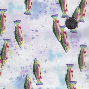 Daily Catch by Tracy Moad for RJR Fabrics - Background Cool Water Wild and Wonderful