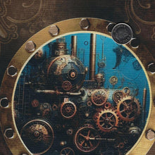 Load image into Gallery viewer, Steampunk Menagerie by Jason Yenter for In The Beginning Fabrics - Border Print Background Brown
