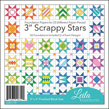 Load image into Gallery viewer, Scrappy Stars by Leila Gardunia - 2 Block Sizes
