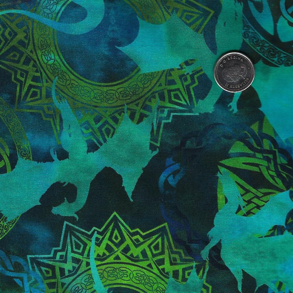 Dragons - Emerald Reign par Jason Yenter pour In The Beginning Fabrics - Dragon Collage