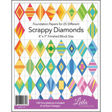 Charger l'image dans la galerie, Scrappy Diamonds par Leila Gardunia - 2 Tailles de bloc
