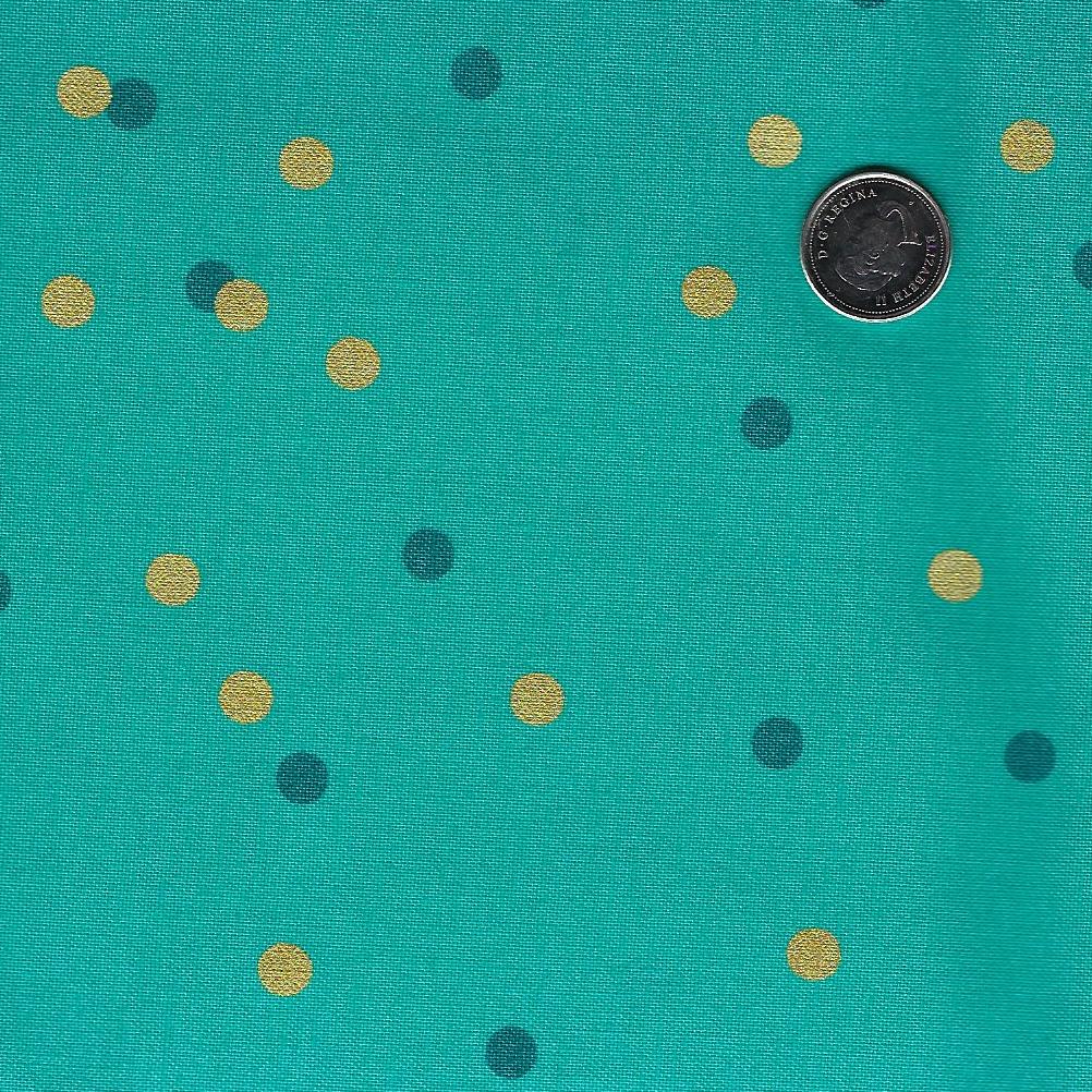 Ombre Confetti Metallic par V &Co pour Moda - Turquoise