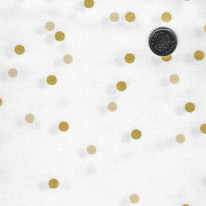 Ombre Confetti Metallic by V &Co for Moda - Off White