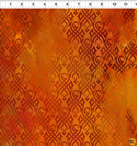 Dragons - Emerald Reign par Jason Yenter pour In The Beginning Fabrics - Flames