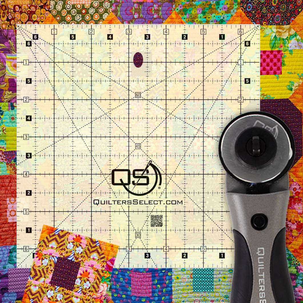 Quilters Select - Non-Slip Ruler - 3 Tailles