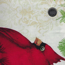 Load image into Gallery viewer, Cardinal Charm by Susan Winget for Wilmington Prints - Background Black Placemat Panel
