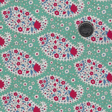 Load image into Gallery viewer, Jubilee by Tilda Fabrics - Background Teal Teardrop
