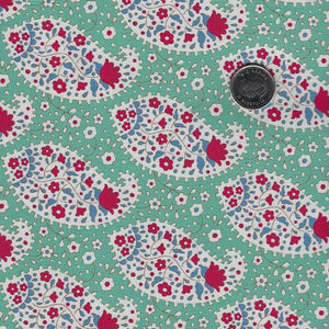 Jubilee par Tilda Fabrics - Background Teal Teardrop