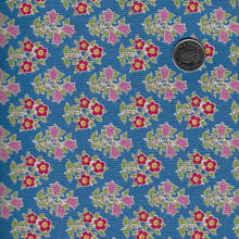 Charger l&#39;image dans la galerie, Jubilee par Tilda Fabrics - Background Blue Farm Flowers
