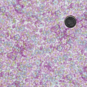 Sugar Lilac by Maywood Studio - Background White Pink Petals