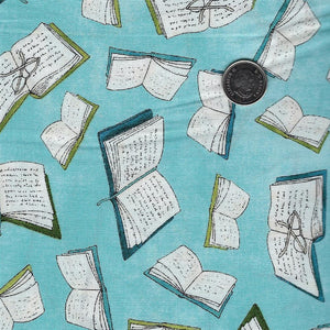 Readerville par Kris Lammers pour Maywood Studio - Background Blue Open Books