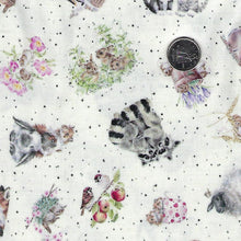 Load image into Gallery viewer, Together is Better by Hannah Dale for Maywood Studio - Background Cream Tossed Animals
