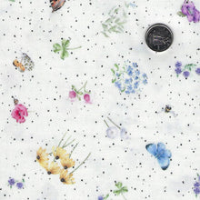 Load image into Gallery viewer, Together is Better by Hannah Dale for Maywood Studio - Background Cream Flowers and Butterflies
