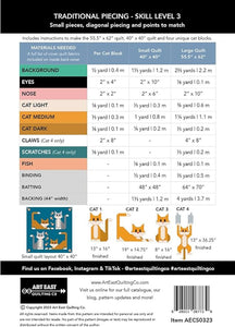 Cat Scratch by Art East Quilting Co