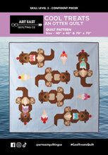 Charger l&#39;image dans la galerie, Cool Treats - An Otter Quilt par Art East Quilting Co
