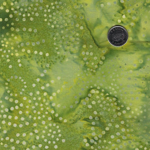 Full Bloom by Barbara Persing & Mary Hoover for Island Batik - Batiks Light and Dark Green Dots