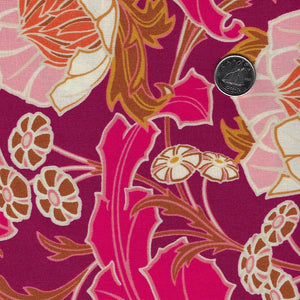 Wild Abandon by Heather Bailey for Figo Fabrics - Background Plum Wanderlust