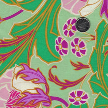 Load image into Gallery viewer, Wild Abandon by Heather Bailey for Figo Fabrics - Background Aqua Wanderlust
