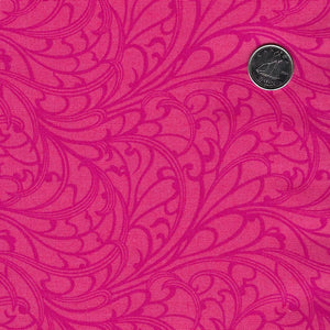 Wild Abandon par Heather Bailey pour Figo Fabrics - Flame Tone on Tone Passing Fancy