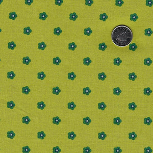 Wild Abandon par Heather Bailey pour Figo Fabrics - Background Green Whimsy