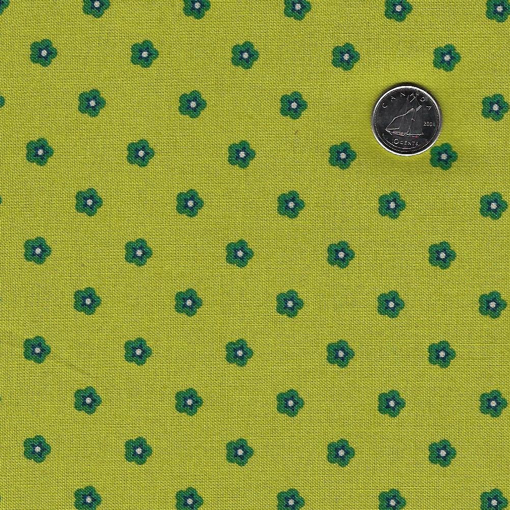 Wild Abandon by Heather Bailey for Figo Fabrics - Background Green Whimsy